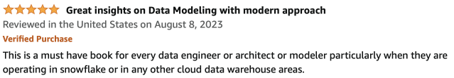 Data Modeling with Snowflake Book